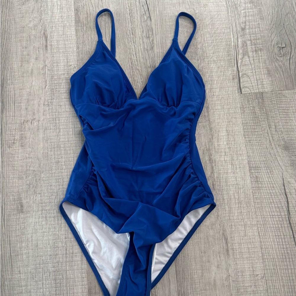 Cupshe Royal Blue One Piece Swimsuit